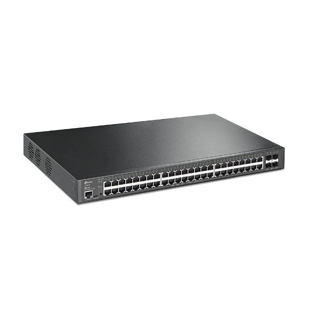 TP TL-SG3452XP JetStream 48-Port Gigabit and 4-Port 10GE SFP+ L2+ Managed Switch with 48-Port PoE+ EA.