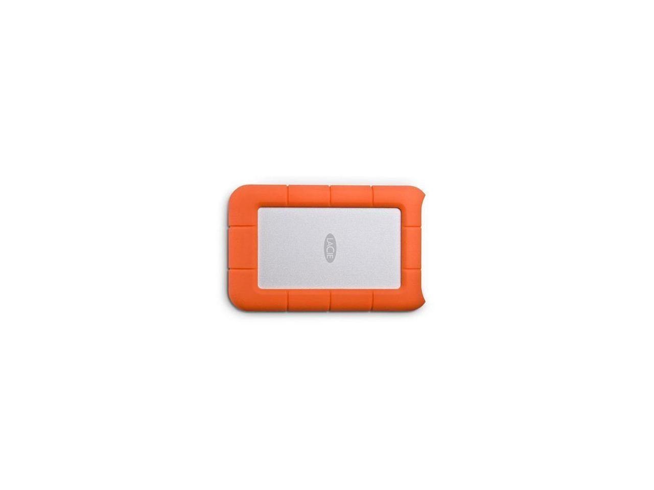 LaCie 2TB Rugged Mini External Hard Drive Usb 3.0 Model Lac9000298 Orange