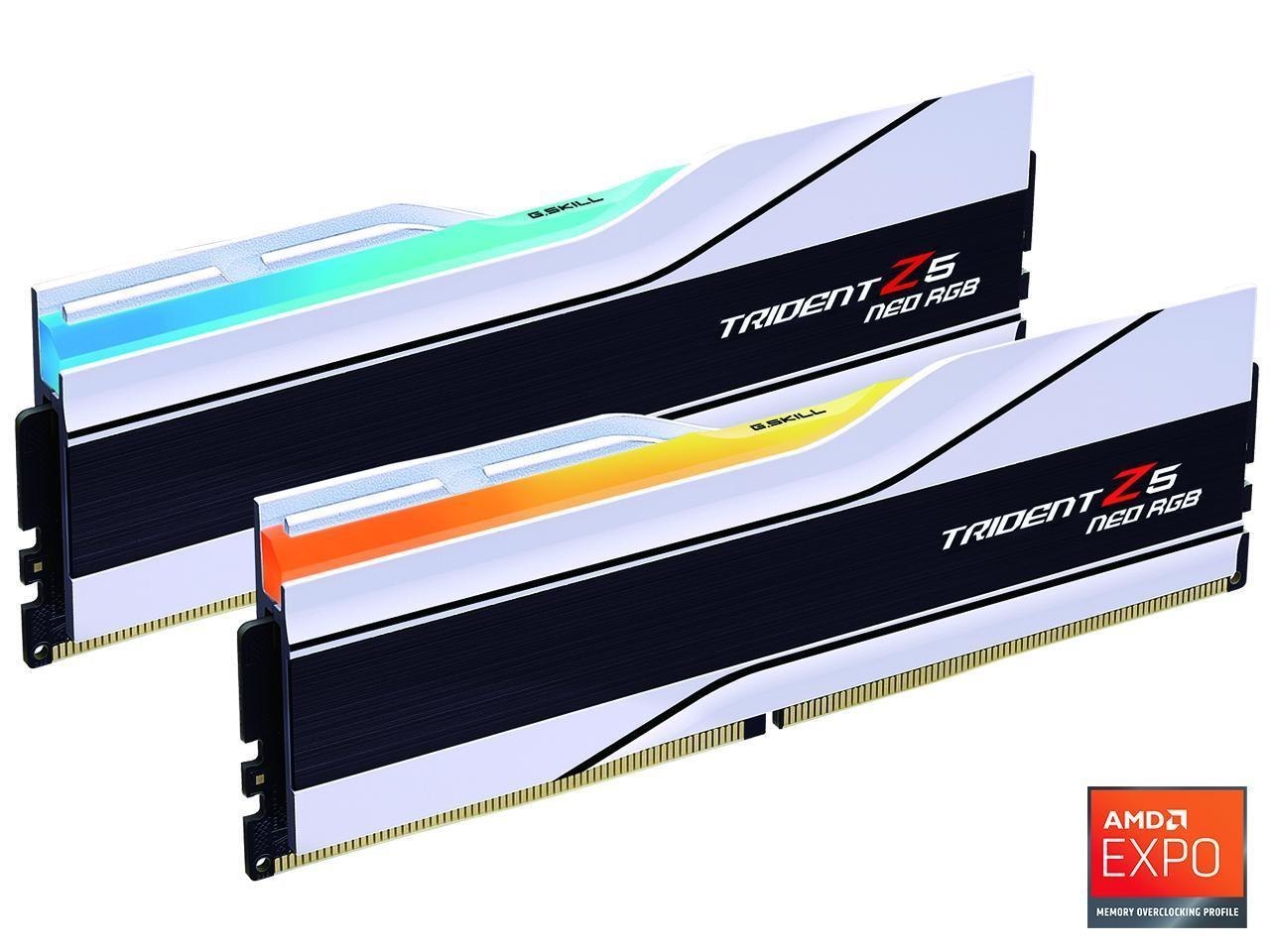 G.Skill Trident Z5 Neo Series 64GB (2 X 32GB) 288-Pin PC Ram DDR5 6000 (PC5 48000) Desktop Memory Model F5-6000J3036G32GX2-TZ5NRW