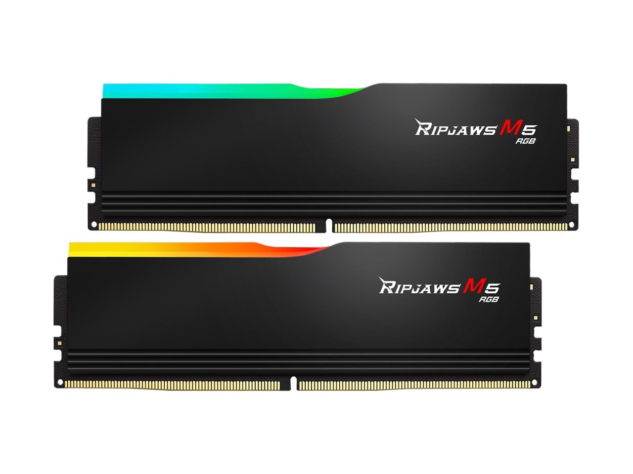 G.Skill Ripjaws M5 RGB Series 32GB (2 X 16GB) 288-Pin PC Ram DDR5 6400 (PC5 51200) Desktop Memory Model F5-6400J3648F16GX2-RM5RK