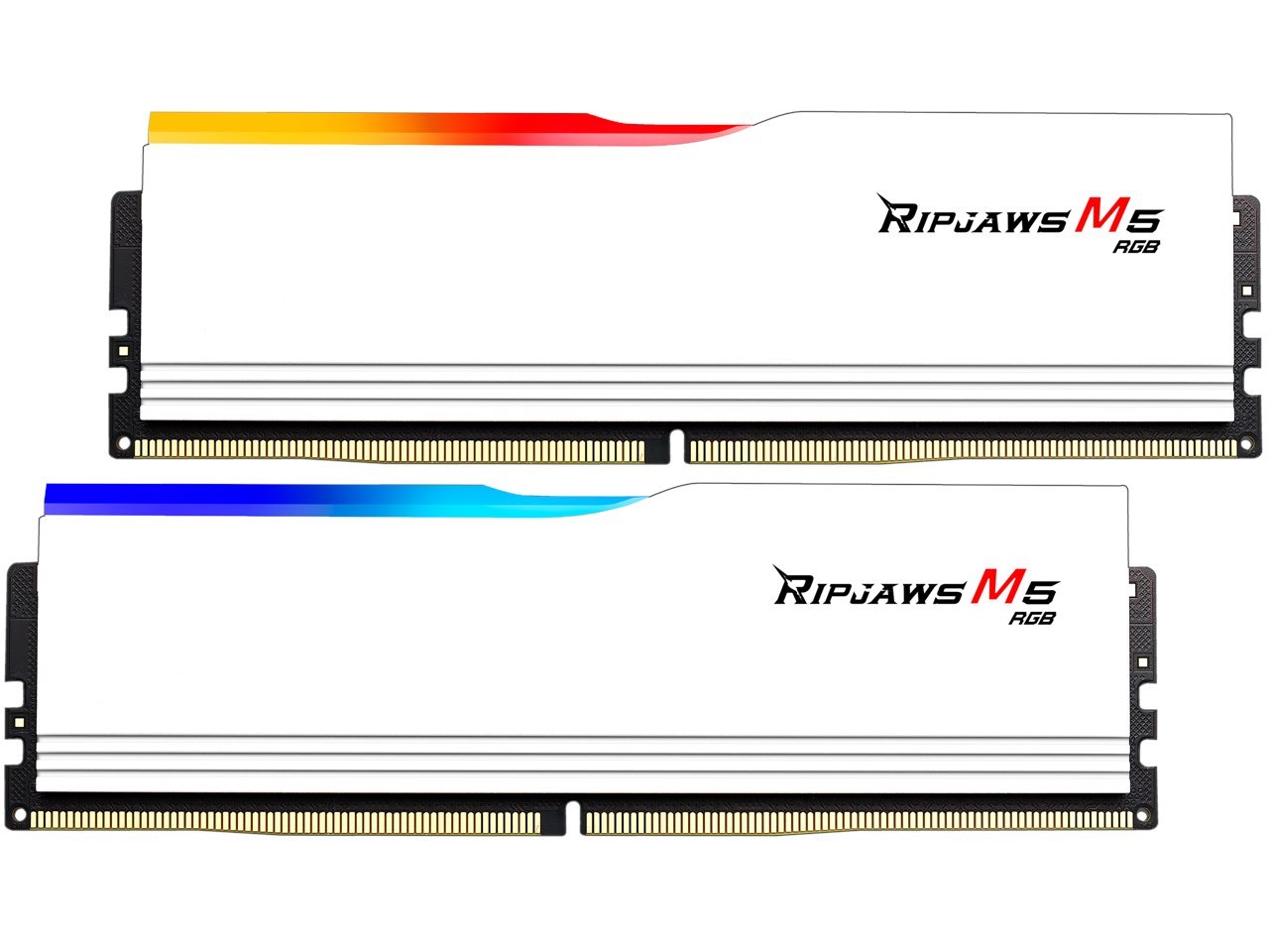 G.Skill Ripjaws M5 RGB Series 32GB (2 X 16GB) 288-Pin PC Ram DDR5 6400 (PC5 51200) Desktop Memory Model F5-6400J3648F16GX2-RM5RW