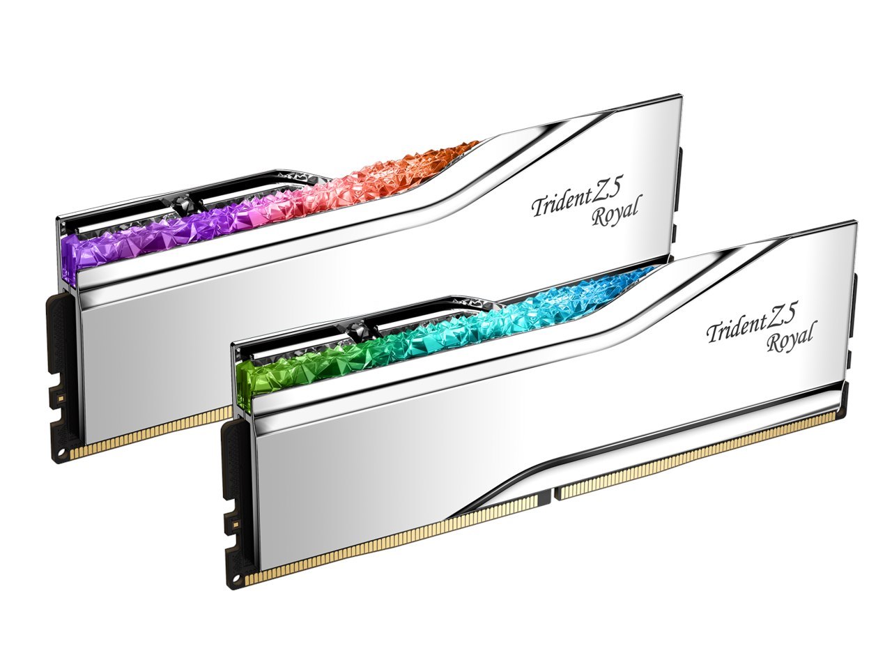 G.Skill Trident Z5 Royal Series 96GB (2 X 48GB) 288-Pin PC Ram DDR5 6400 (PC5 51200) Desktop Memory Model F5-6400J3239F48GX2-TR5S