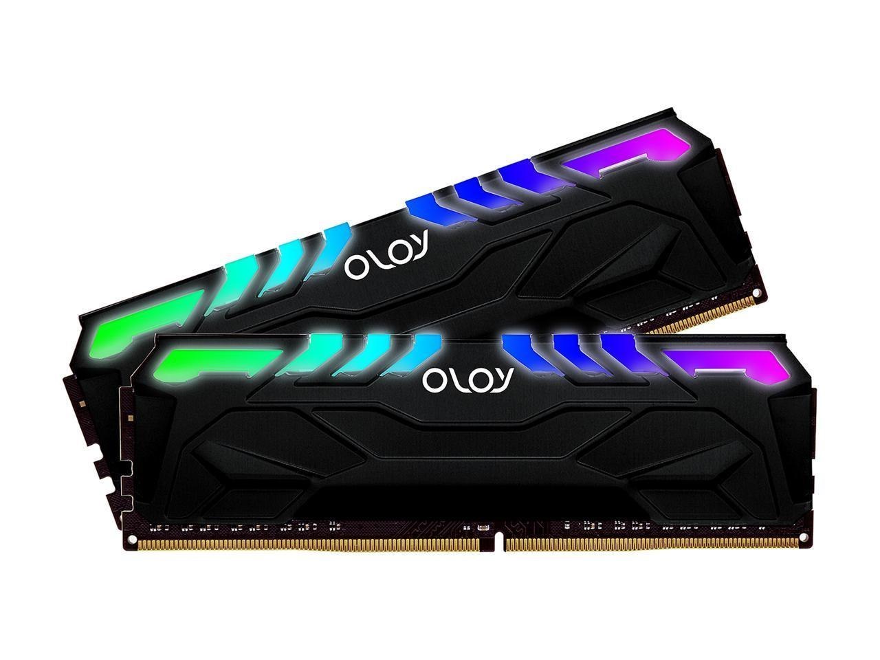 OLOy Owl RGB 32GB (2 X 16GB) 288-Pin DDR4 3600 (PC4 28800) Intel/AMD Optimized Desktop Memory Model Nd4u1636181bhjda