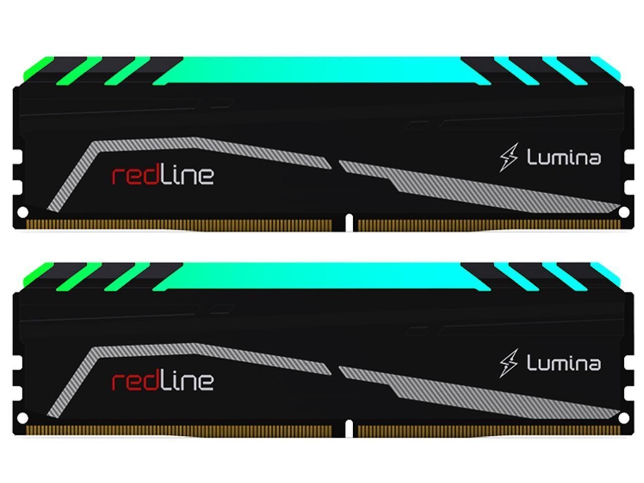 Mushkin Enhanced Redline Lumina RGB 32GB (2 X 16GB) 288-Pin PC Ram DDR5 6000 (PC5 48000) Desktop Memory Model Mla5c600dddm16gx2