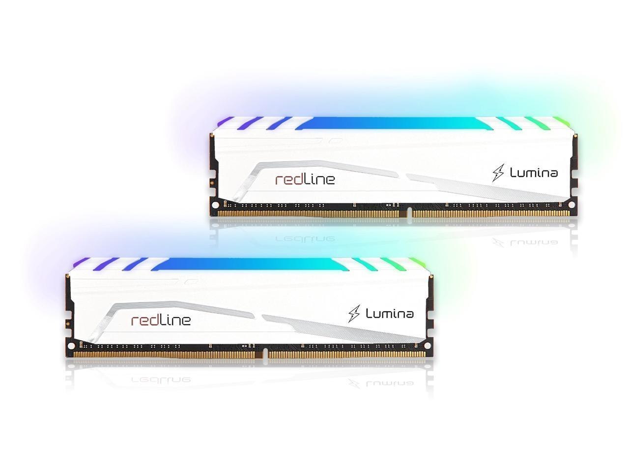 Mushkin Enhanced Redline Lumina RGB 32GB (2 X 16GB) 288-Pin PC Ram DDR5 6000 (PC5 48000) Desktop Memory Model Mlb5c600aeem16gx2