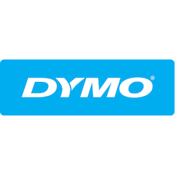 Dymo 3/8In Black Vinyl Labels For