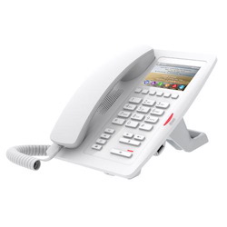 Fanvil H5 Hotel / Office Enterprise Ip Phone - 3.5' Colour Screen, 1 Line, 6 X Programmable Buttons, Dual 10/100 Nic, Poe, 2 Years Warranty- White