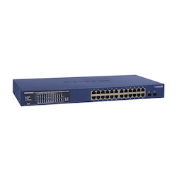 Netgear GS724TPP 26-Port PoE Gigabit Ethernet Smart Switch 24 X PoE+ @ 380W, 2 X 1G SFP, Desktop/Rac