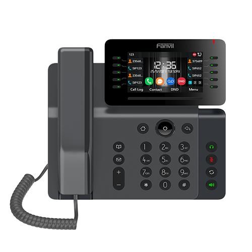 Fanvil V65 Prime Business Phone, 4.3' Adjustable Screen, Built-In BT And Wi-Fi, 20 Lines, 45 DSS Keys, 2 Year WTY