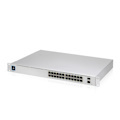 Ubiquiti UniFi 24 Port Managed Gigabit Layer2 And Layer3 Switch With Auto-Sensing 802.3At PoE+ And 802.3BT PoE, SFP+ : Touch Display - 400W Gen2