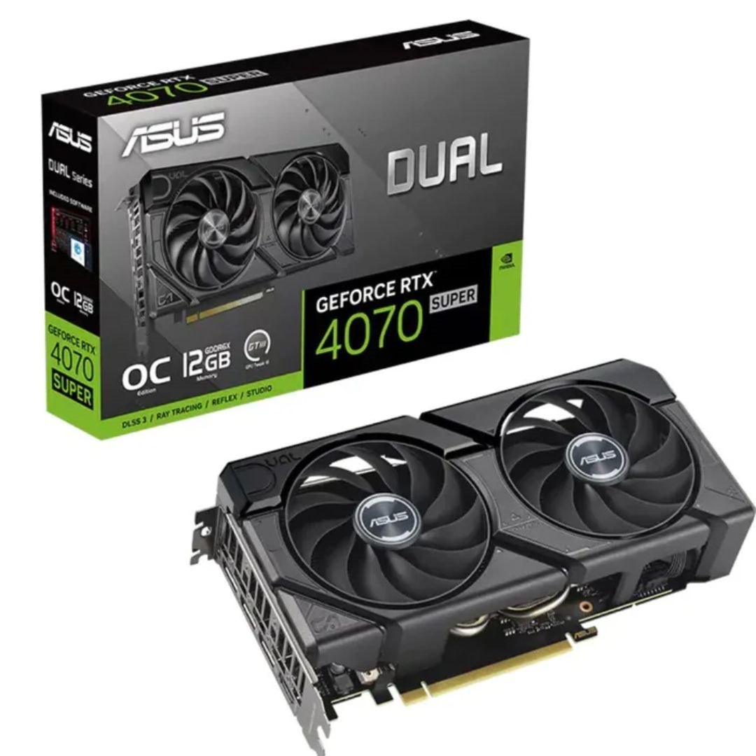 Asus NVIDIA GeForce RTX 4070 SUPER Graphic Card - 12 GB GDDR6X