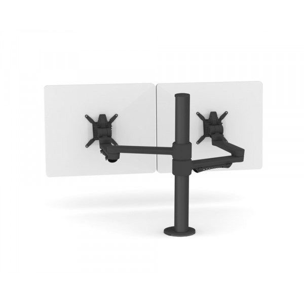 C.ME LCD Monitor Double Arm - Black