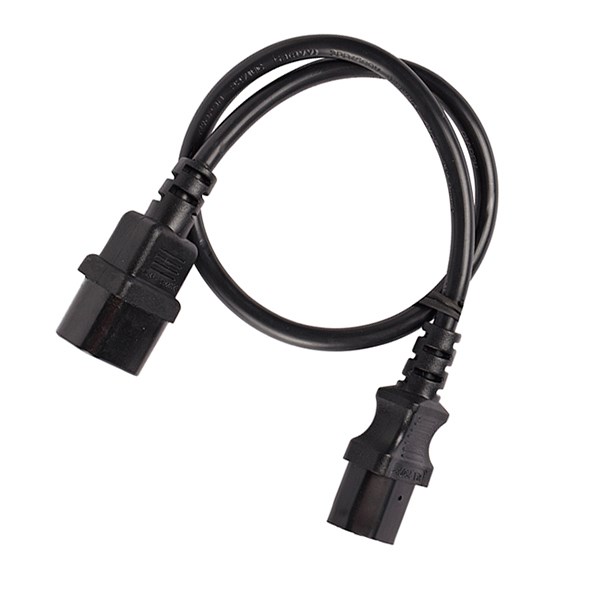 4Cabling 3M Iec C13 To C14 Extension Cord M-F: Black