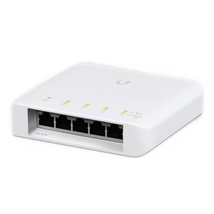 Ubiquiti Usw-Flex Indoor/Outdoor 5 Port PoE Gigabit Switch With 802.3BT Input Power Support