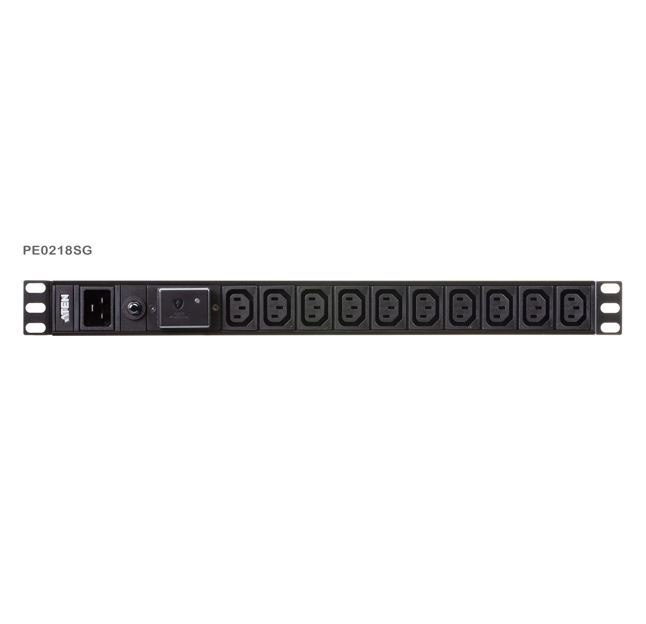 Aten Pe0218sg-At-G 1U Basic Pdu With Surge Protection 2YR