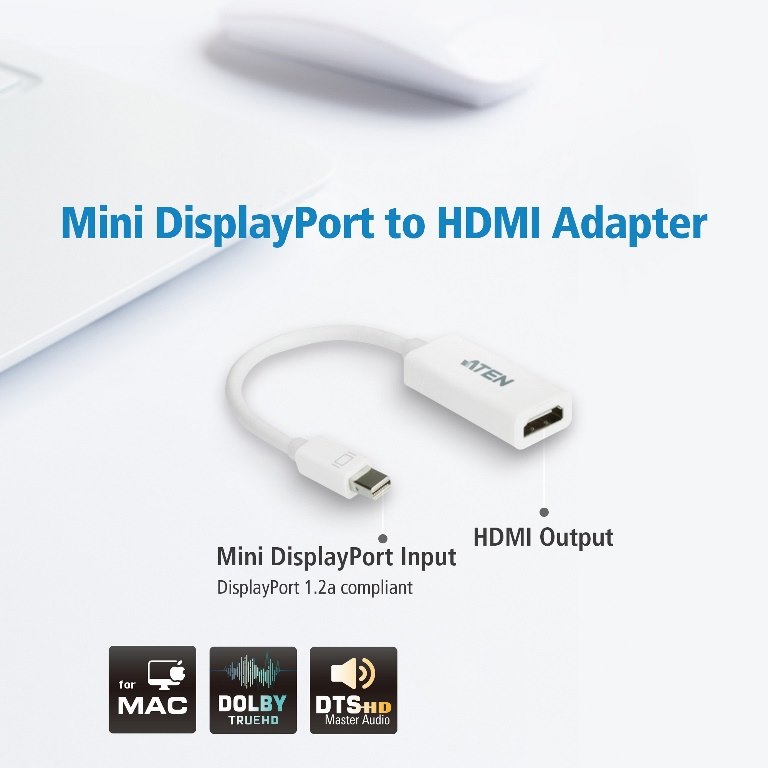 Aten VC980 MDP To Hdmi Adapter No WTY