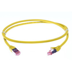 4Cabling 0.5M Cat 6A S/FTP LSZH Ethernet Network Cable: Yellow