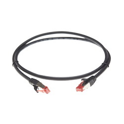 4Cabling 20M Cat 6A S/FTP LSZH Ethernet Network Cable: Black