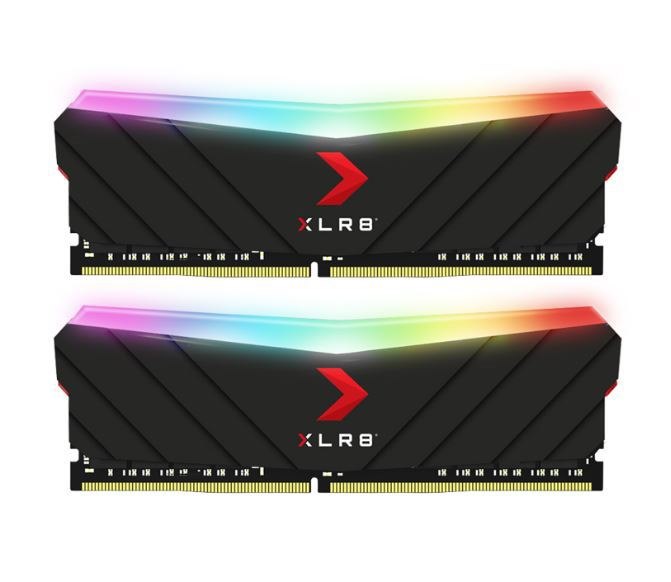 PNY XLR8 16GB (2x8GB) DDR4 Udimm 4200Mhz RGB CL19 1.4V Dual Black Heat Spreader Gaming Desktop PC Memory