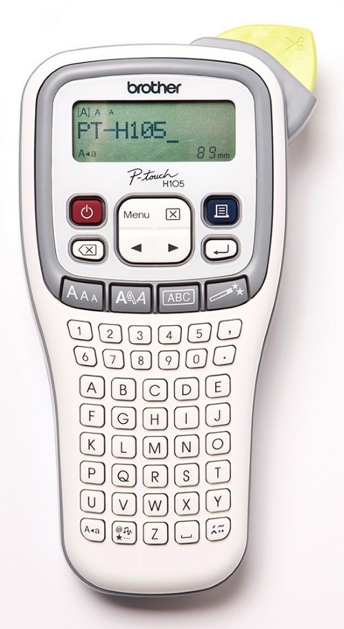 Brother PTH105 Accent Labeller Handheld, White/Grey 3.5-12MM