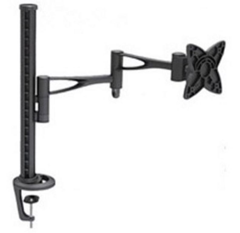 Astrotek Monitor Stand Desk Mount 44CM Arm For Single Screen 13'-34' 15KG 30° Tilt 180° Swivel 360° Rotate Vesa 75X75 100X100 ~Maat-Lcdmount-1S