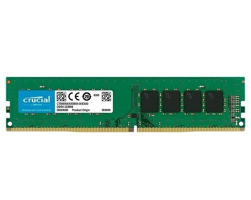 Crucial 32GB (1x32GB) DDR4 Udimm 3200MHz CL22 1.2V Dual Ranked Desktop PC Memory Ram