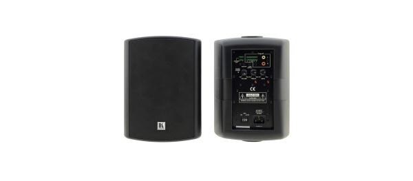 Kramer *Ex-Demo Unit* Kramer 2X30 Watt Powered On-Wall Speaker System (Pair Of Stereo 2x30W RMS) - Black (Speakers)