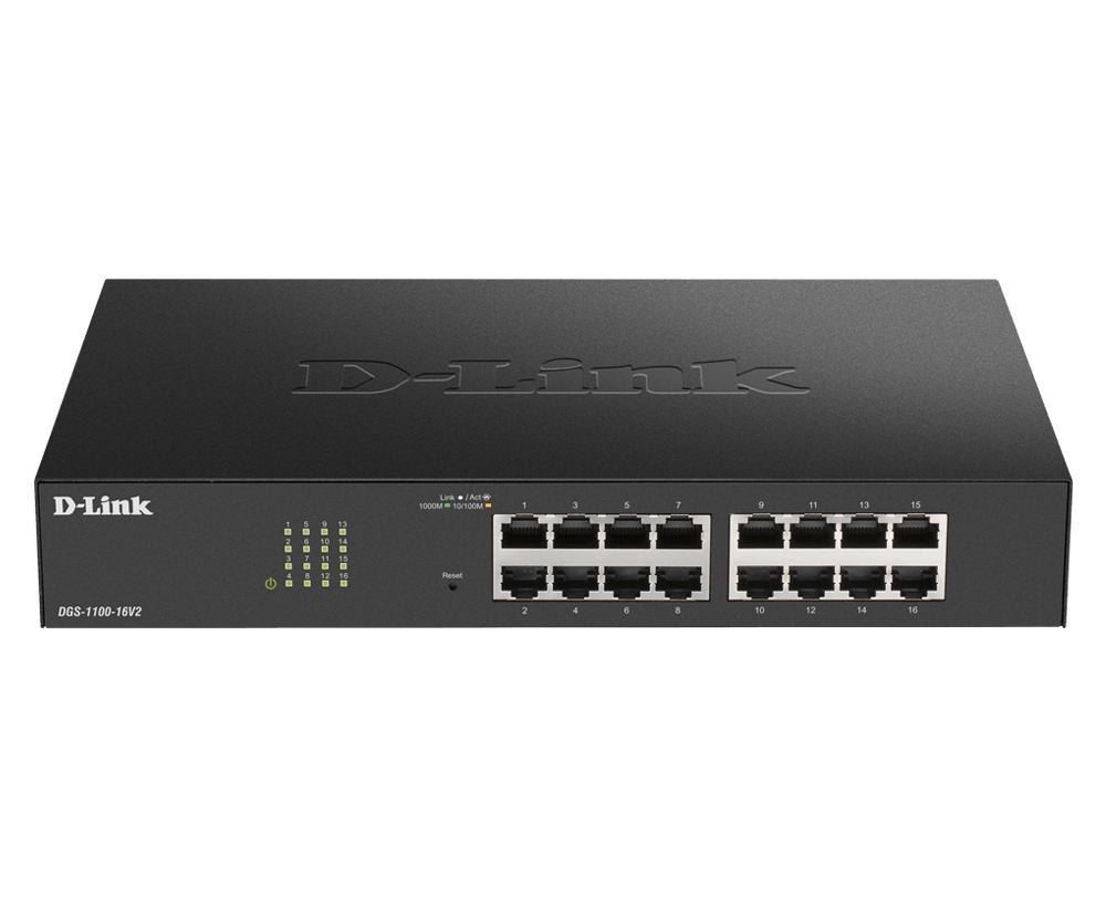 D-Link DGS-1100 DGS-1100-16V2 16 Ports Manageable Ethernet Switch