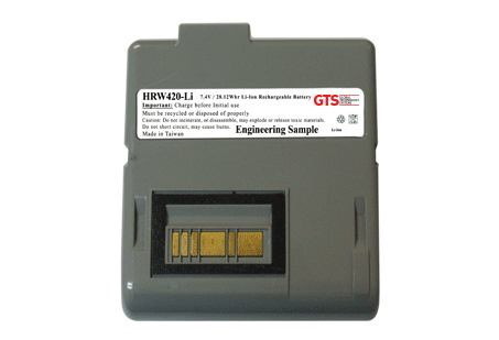GTS Hrw420-Li Handheld Printer Accessory Battery Grey RW420 (Battery For Zebra RW420 Li Ion - 4000 Mah 7.4V Ak17463-005)