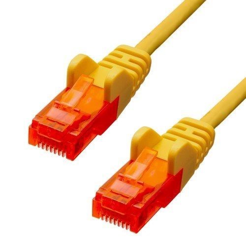 ProXtend Cat6 U/Utp Cca PVC Ethernet Cable Yellow 20CM (Cat6 U/Utp Cca PVC Ethernet - Cable Yellow 20CM - Warranty: 360M)