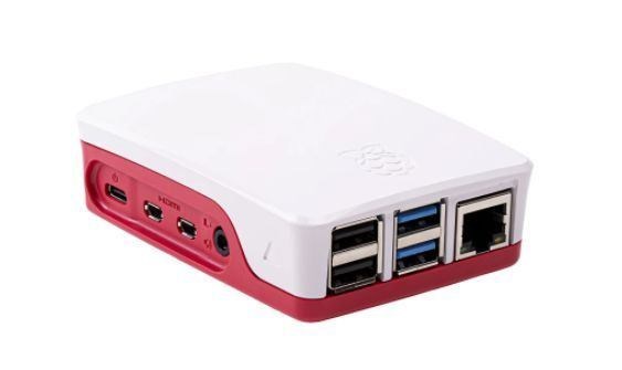 Raspberry Pi Pi Pi 4 Case Red White - Warranty: 12M