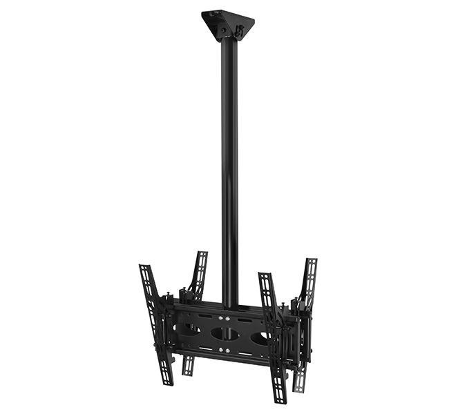 B-Tech Back-to-Back Universal Flat Screen Ceiling Mount With Tilt (Btebt8428150b - Back-to-Back Universal Flat Screen Ceiling Mount)