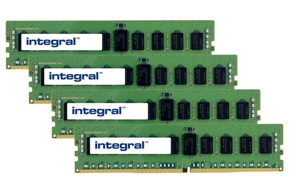 Integral 32GB DDR4 2400 Dimm Reg R1 Eqv. To 7117239 For Fujitsu (32GB [4x8GB] Server Ram Module Kit DDR4 2400MHZ PC4-19200 Registered Ecc Rank1 1.2V 1GX8 CL17 Integral)