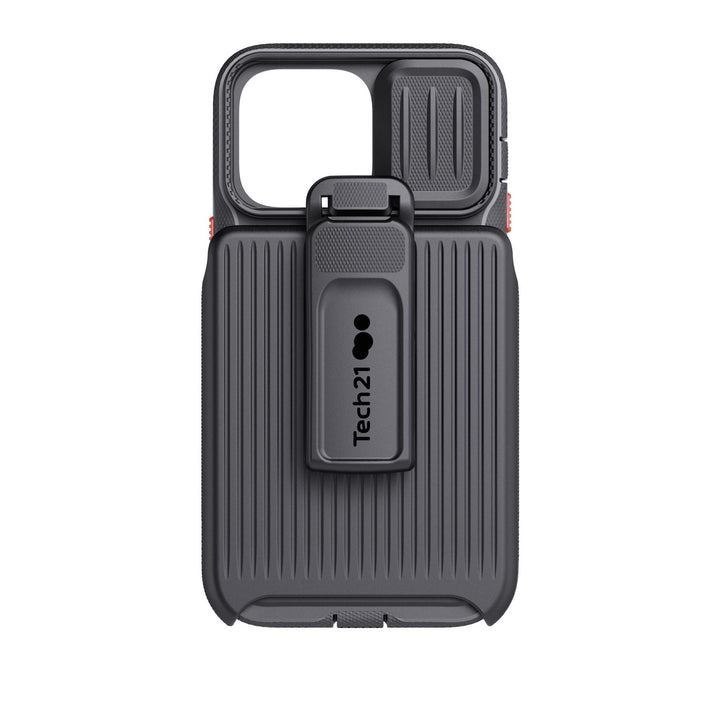 Tech21 Evo Max Rugged Carrying Case (Holster) Apple iPhone 14 Pro Max Smartphone - Black