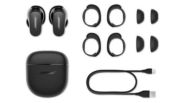 Bose Earbuds Ii Headset Wireless In-Ear Calls/Music Usb Type-C Bluetooth Black (Bose QuietComfort Ii - EarpodsTriple Black - Warranty: 12M)