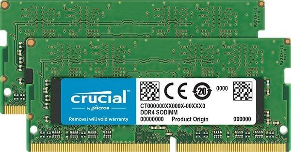 Crucial CT2K4G4SFS8266 Memory Module 8 GB 2 X 4 GB DDR4 2666 MHz (8GB [4GBx2] Crucial DDR4 PC4-21300 2666MHz CL17 Sodimm Kit)