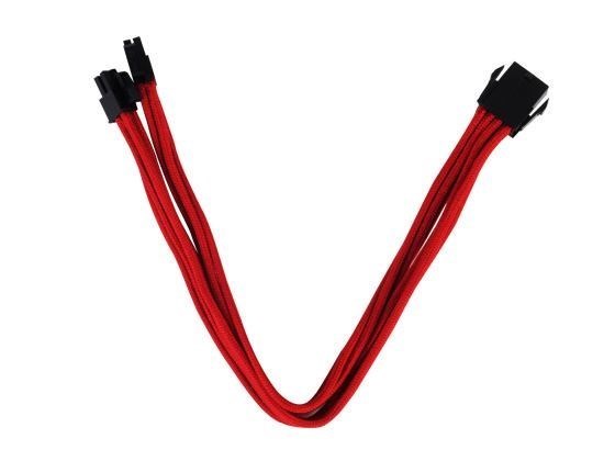 Silverstone 8Pin - Eps12v 8Pin[4+4] 0.3M (Silverstone 8-Pin Eps On 44 Pin 30CM Atx/Eps Extension - Red)