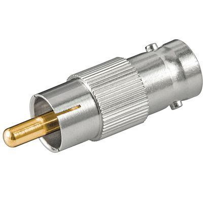 Microconnect Rca - BNC M/F Silver (NC 1524 Rca M - BNC F - With Gold Contacts - Warranty: 300M)