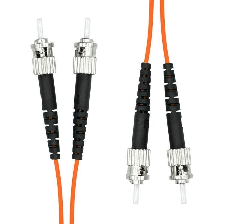 ProXtend ST-ST Upc Om1 Duplex MM Fiber Cable 3M (ST-ST Upc Om1 Duplex MM Fiber - Cable 3M - Warranty: 360M)