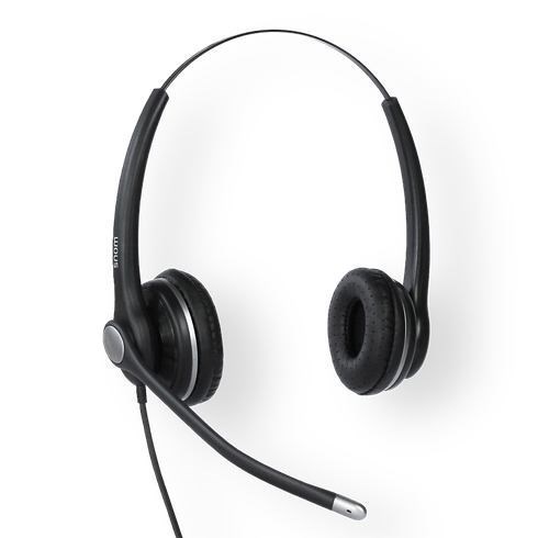 Snom A100d Headset Wired Head-Band Office/Call Center Black (Snom A100d Headset Wideband Binaural Headset)