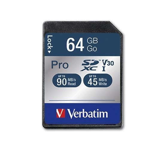 Verbatim 64 GB Class 10/UHS-I (U3) SDXC