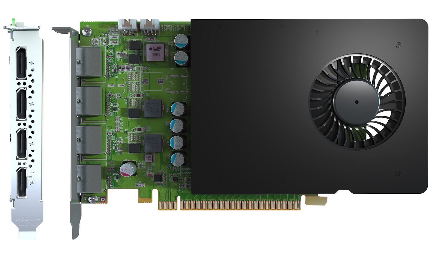 Matrox D-Series D1480 Quad DisplayPort Graphics Card / D1480-E4gb (Matrox D-Series 1480 Quad DisplayPort.)