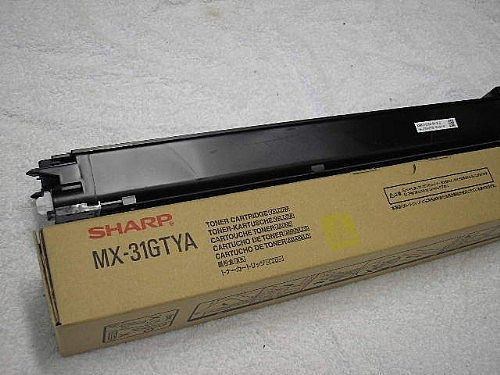 Sharp MX31GTYA Original Laser Toner Cartridge - Yellow - 1 Pack