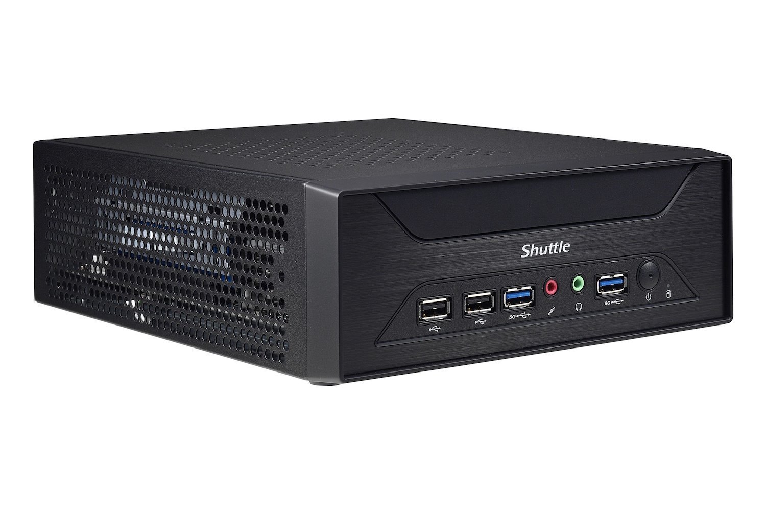 Shuttle XPC Slim Barebone XH510G - S1200 Intel H510 1xDP 1xHDMI 1X Pci-E 16X 1X Lan 1X 2.5 2X M.2 24/7 Permanent Operation (Shuttle BareboneXPC Slim XH510G Black)