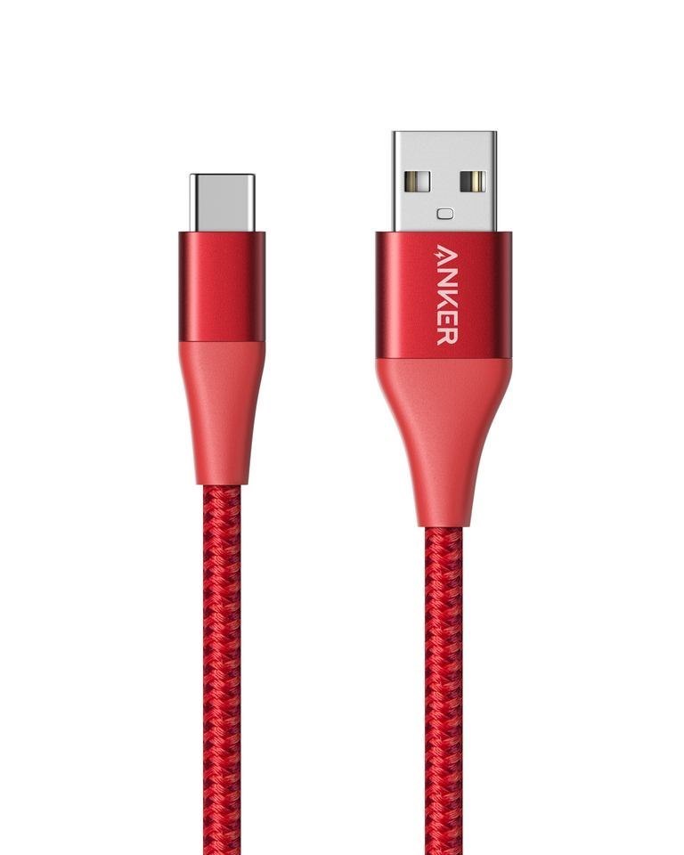 Anker Powerline+ Ii Usb Cable 0.9 M Usb 2.0 Usb A Usb C Red (^PL Ii Usb A To Usb C 3FT Red)