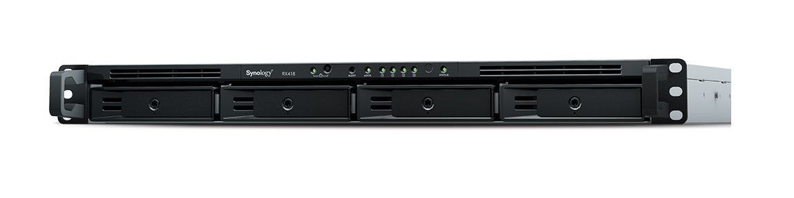Synology Rx418/56Tb-Toshiba Disk Array Rack [1U] Black (Synology RX418/56TB-Toshiba Expansion)
