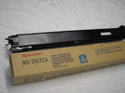 Sharp MX31GTCA Original Laser Toner Cartridge - Cyan - 1 Pack