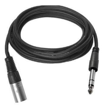 Vivolink Proaudxlrjacks2 Audio Cable 2 M XLR 6.35MM TRS Black (XLR M - Stereo Jack 6.35MM 2 - Meter . - Warranty: 144M)