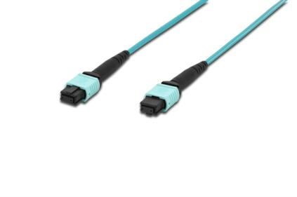 Digitus Om3 Mpo/Mpo 30M Fibre Optic Cable Mpo/Mtp Turquoise (Fib Opt. Patch Mpo To Mpo Fem. - Om3. Multimode 50/125 Á. 30M. - Warranty: 12M)