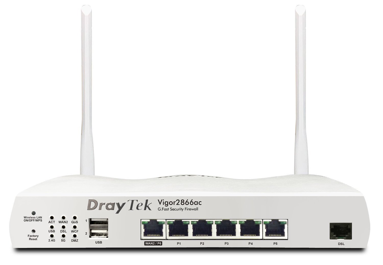 Draytek Vigor 2866Ac Wired Router Gigabit Ethernet White (Draytek Vgor 2866Ac With 802.11Ac Wifi)